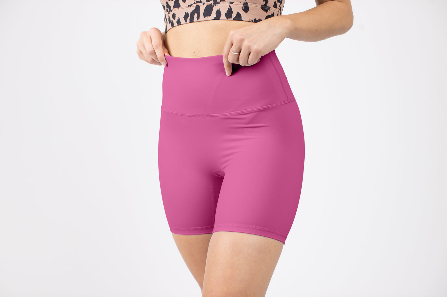 Neon Pink Biker Shorts - Buttery soft collection 