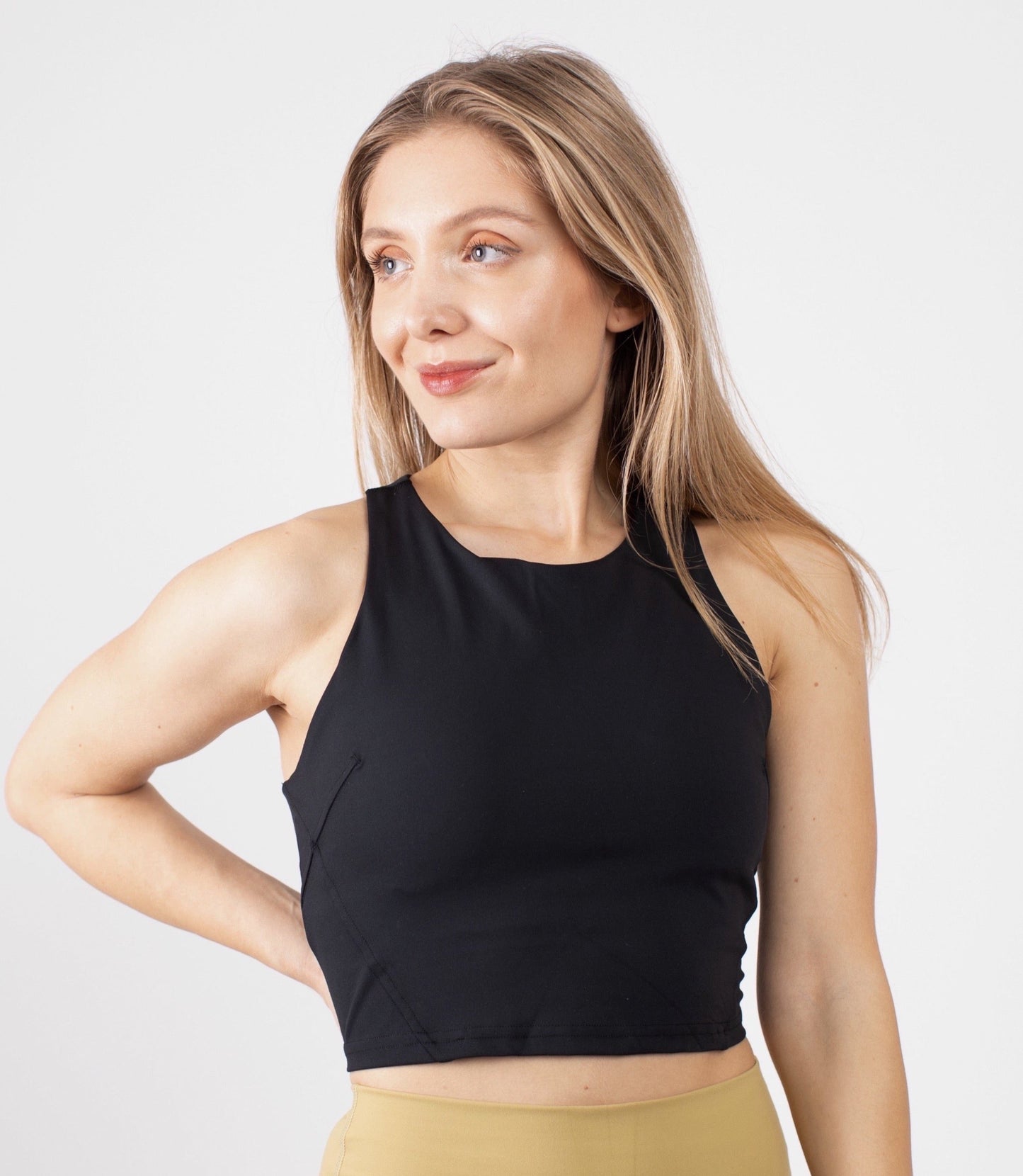 Black Body crop top - Buttery soft collection